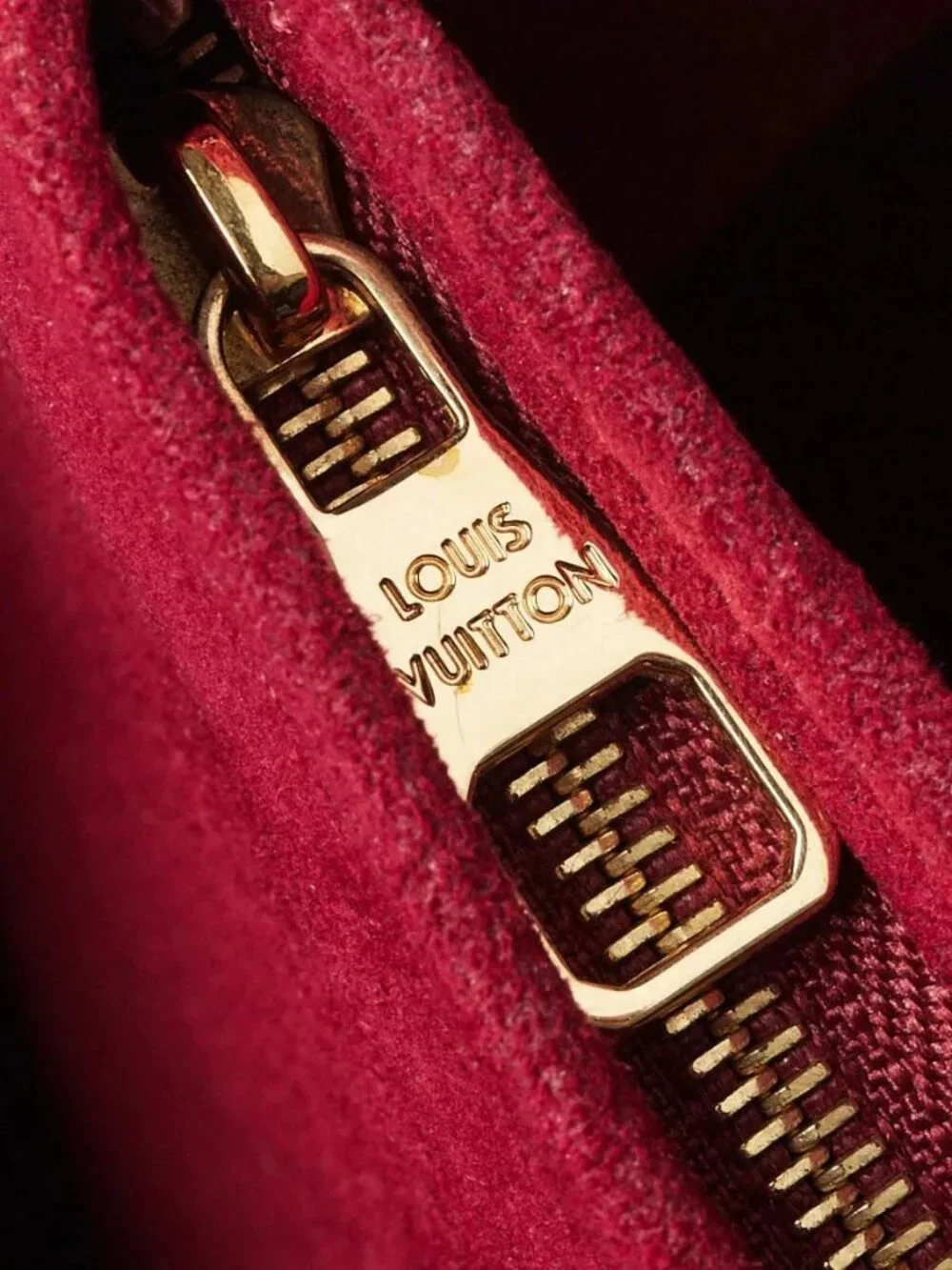 Louis Vuitton Cherry Berry Leather Dauphine MM Bag